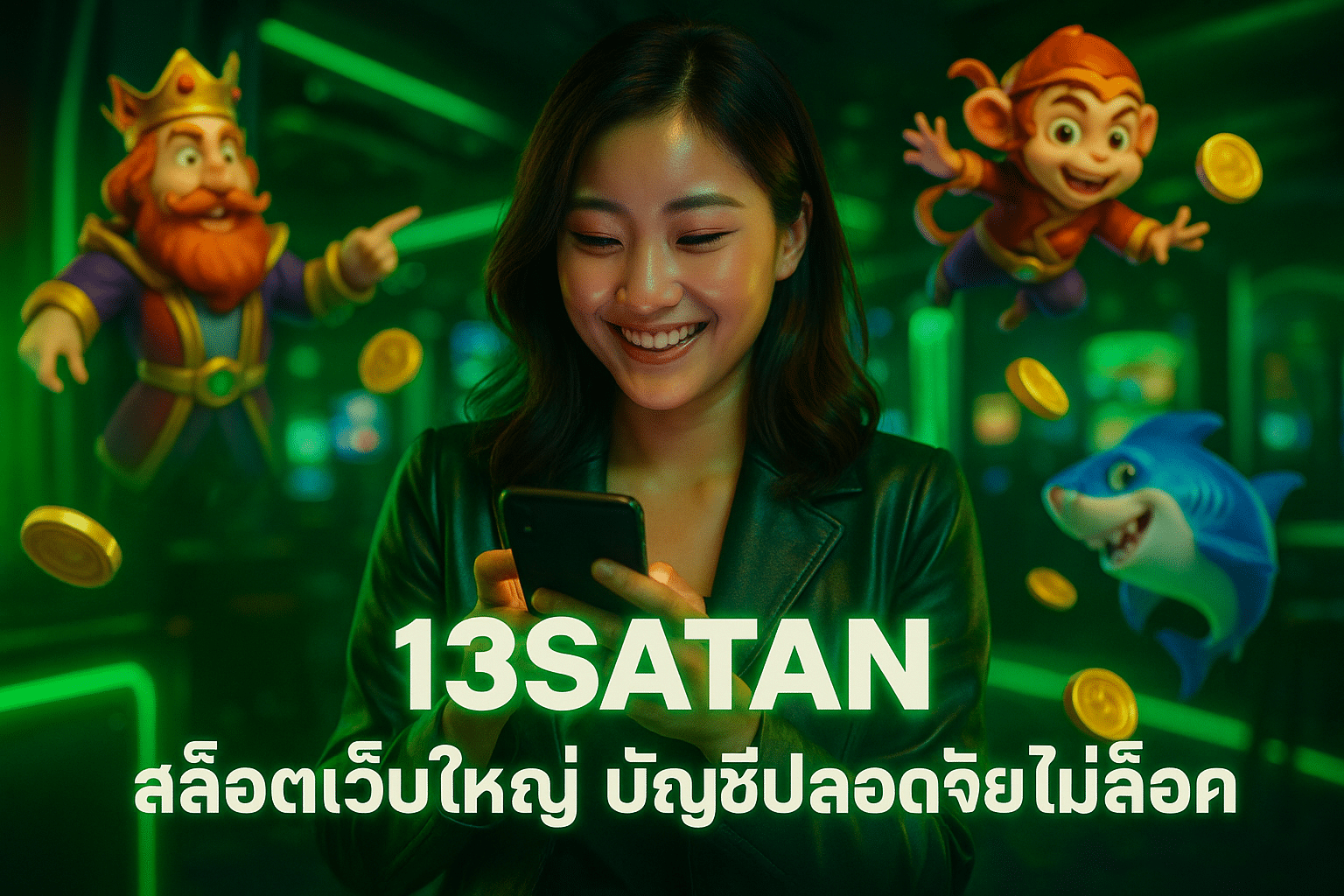 13SATAN สล็อตเว็บใหญ่ บัญชีปลอดภัย ไม่ล็อค