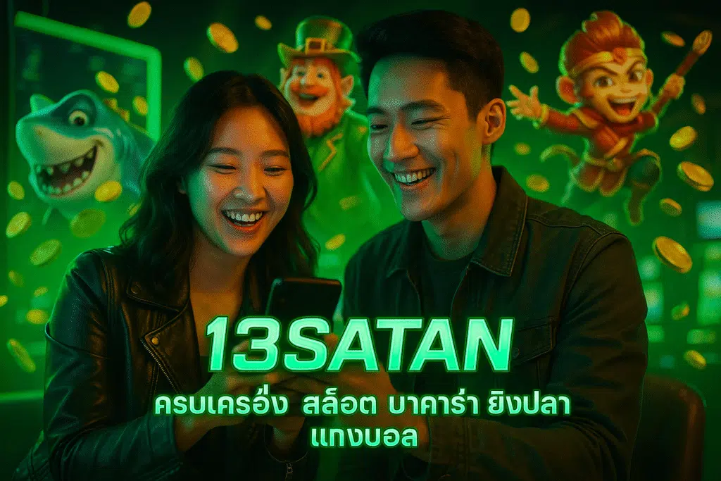 13SATAN ครบเครื่อง สล็อต บาคาร่า ยิงปลา แทงบอล