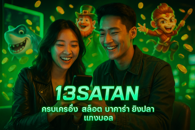 13SATAN ครบเครื่อง สล็อต บาคาร่า ยิงปลา แทงบอล