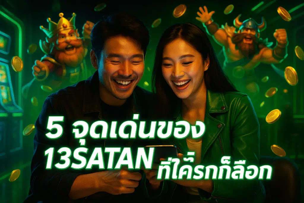 5 จุดเด่นของ 13SATAN ที่ใครก็เลือก