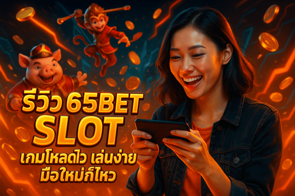 รีวิว 65BET SLOT เกมโหลดไว เล่นง่าย มือใหม่ก็ไหว