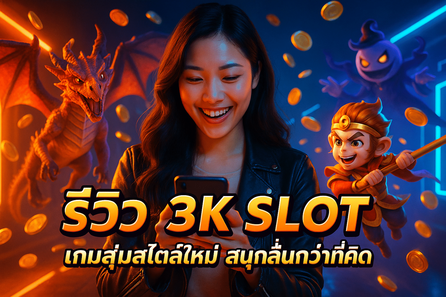 รีวิว 3K SLOT เกมสุ่มสไตล์ใหม่ สนุกลื่นกว่าที่คิด