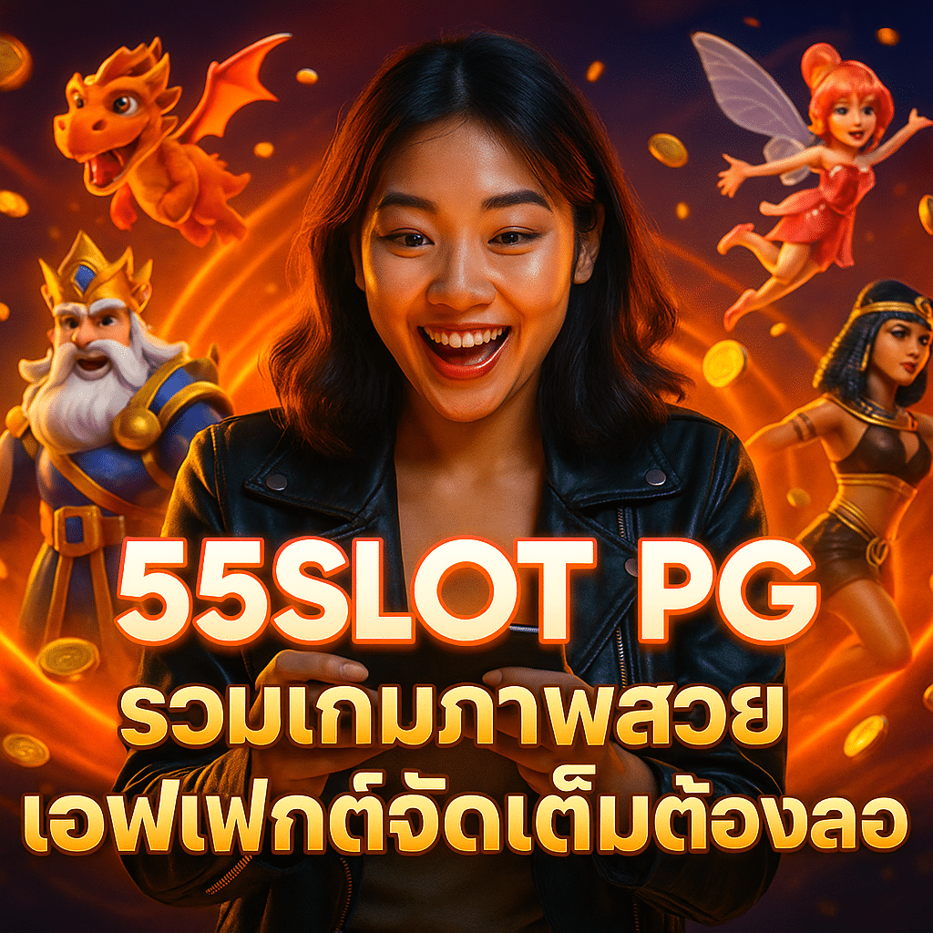 55SLOT PG รวมเกมภาพสวย เอฟเฟกต์จัดเต็มต้องลอง